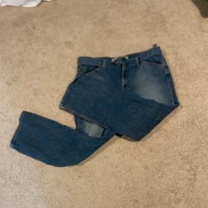 Gap low rise cropped jeans